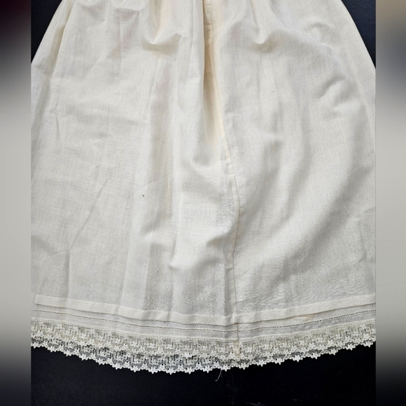 NWT - VTG - Ellen Tracy Linen Cream Color Skirt - Size 8 - Picture 1 of 11